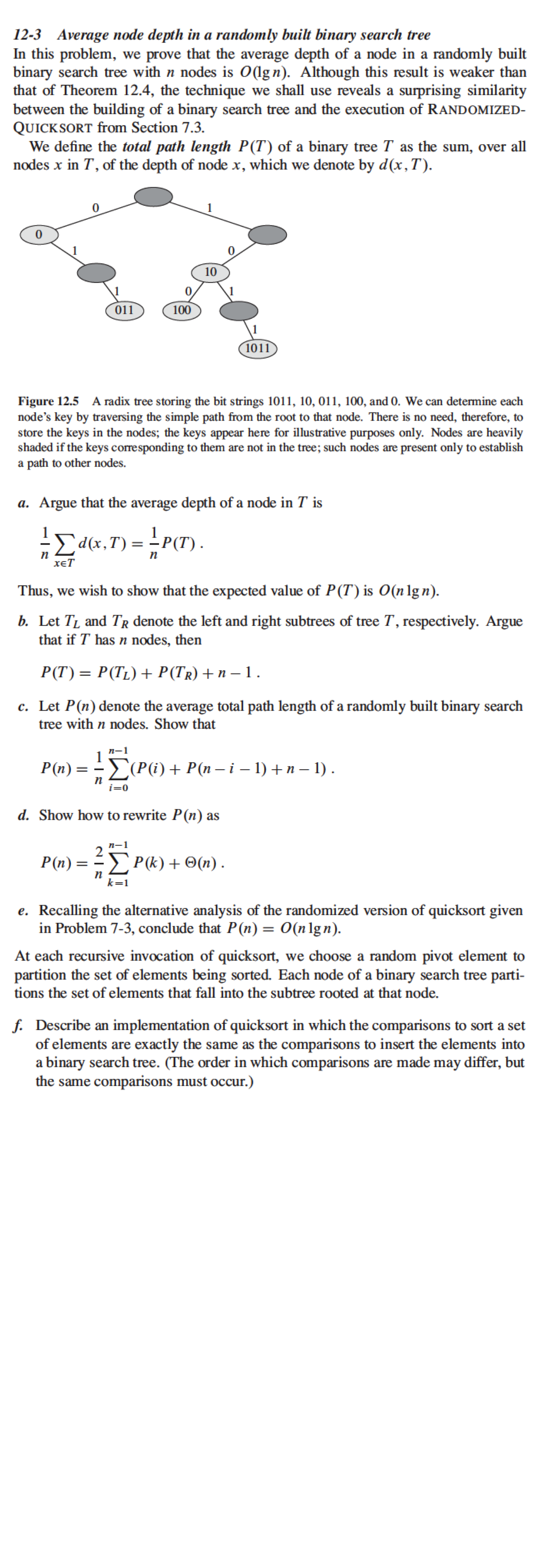 CLRS Problem 12-3